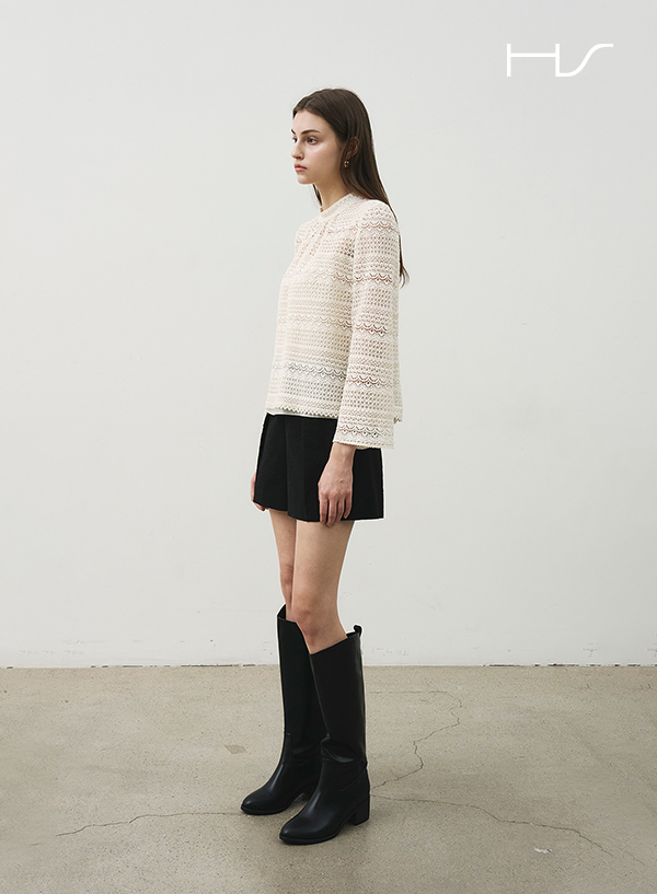 Organic Cotton Lace Blouse