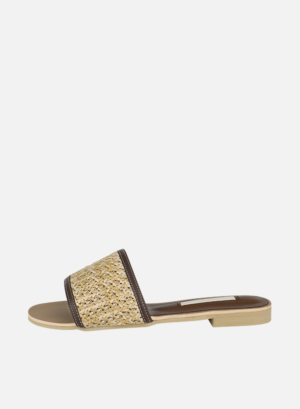 Natural rattan slide