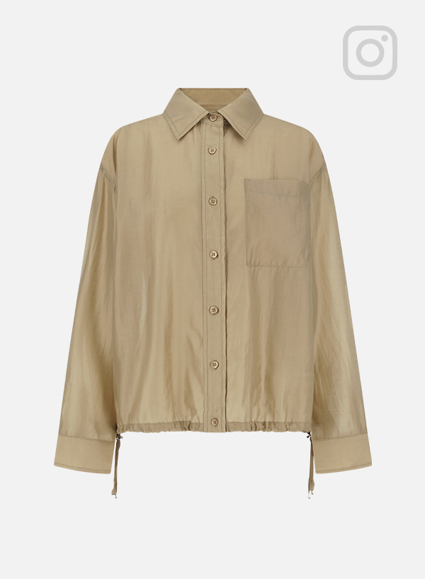 Glossy string Shirt Jumper