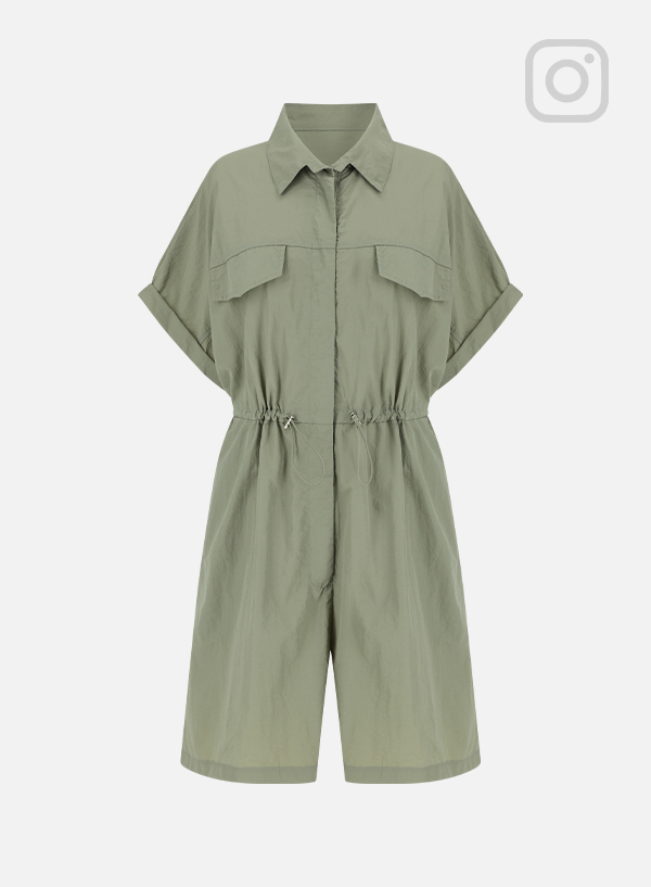 Airy string jumpsuit