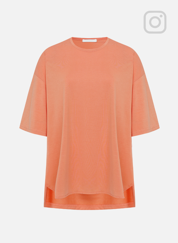 loose fit uneven T-shirt