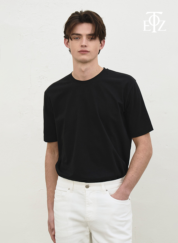 Round Cotton Short-sleeve T-shirt ver.2
