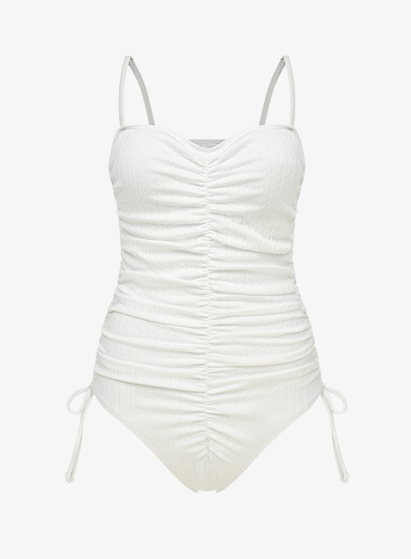 string shirring monokini