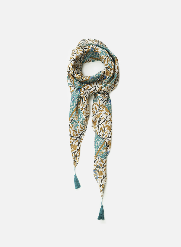 Long Tassel Patterns Scarf