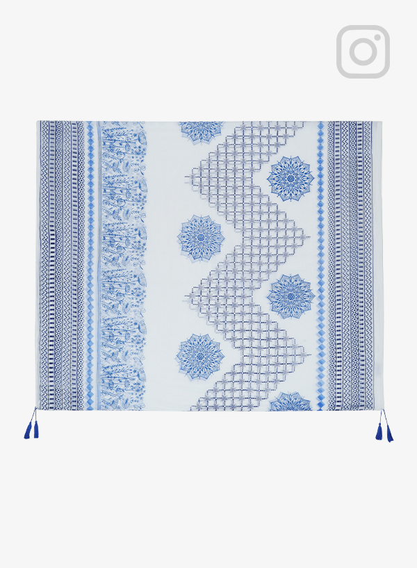 Ethnic Tassel Scarf