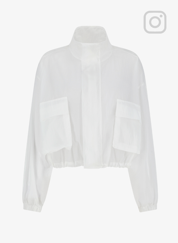 Flap Pocket string Jumper