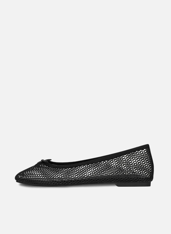 Airy bowknot Flat shoes
