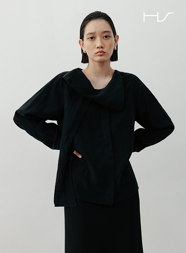 Gaia Scarf Neck Blouse