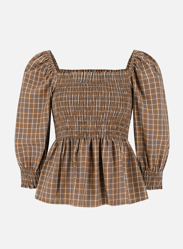 Smoke Check Blouse