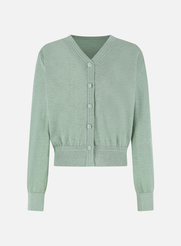 Classic V-neck Soft Cardigan