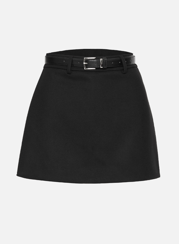 Winter Mini Wrap Skirt Pants