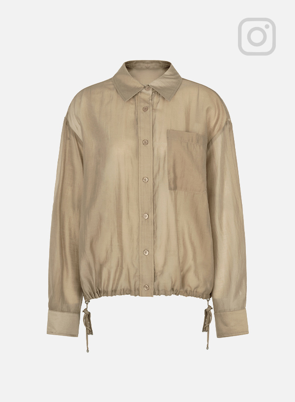 Glossy string Shirt Jumper